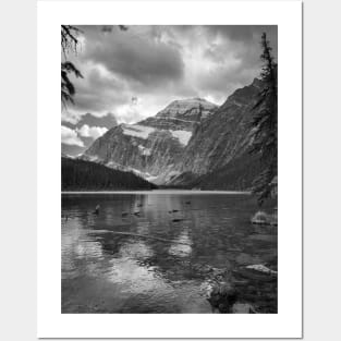 Jasper National Park Mountain Snowy Peak Photo V2 V4 Posters and Art